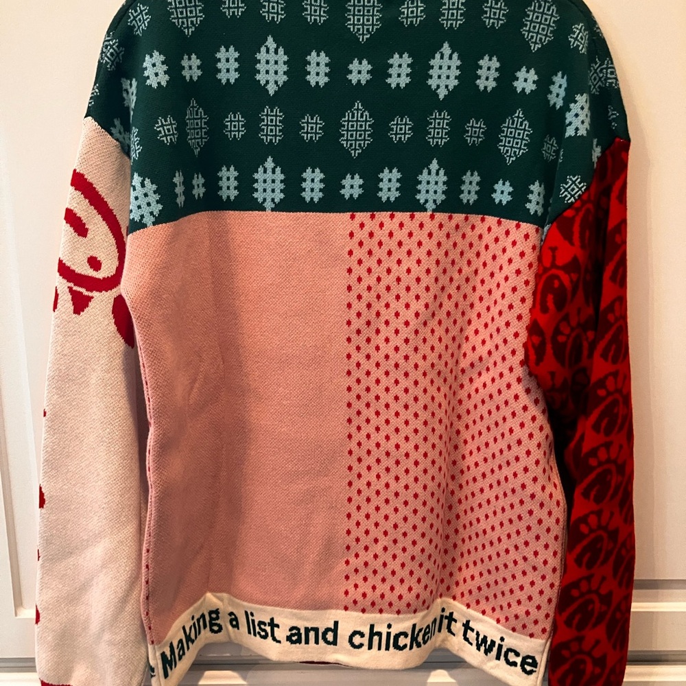 Chick-Fil-A Limited Edition Knit Christmas Sweater - Picture 2 of 6